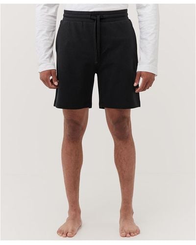 Pact Organic Cotton Stretch French Terry Short - Black