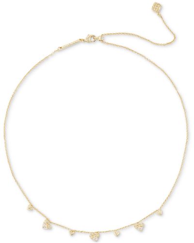 Kendra Scott Haven Heart Crystal Choker Necklace - White