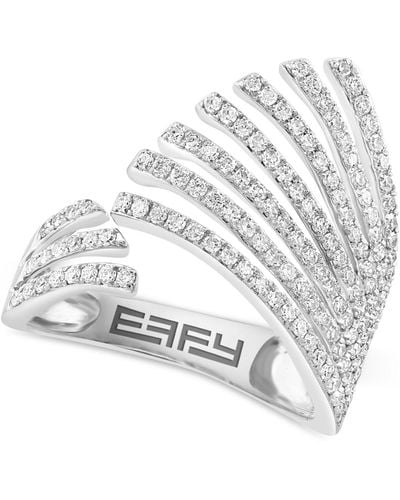 Effy Effy Diamond Fan Style Bypass Ring (5/8 Ct. T.w. - White
