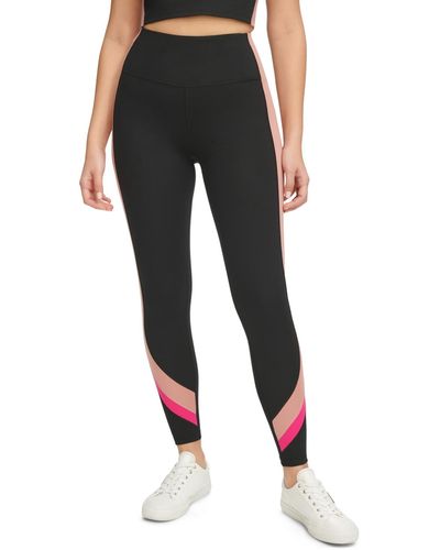 Calvin Klein High-rise Colorblocked 7/8 leggings - Black