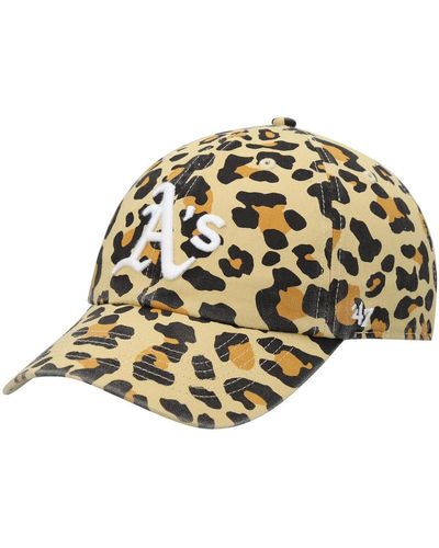 '47 '47 Oakland Athletics Bagheera Cheetah Clean Up Adjustable Hat - Multicolor