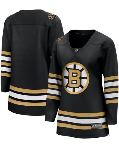 Fanatics Boston Bruins 100th Anniversary Premier Breakaway Jersey - Black