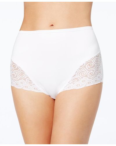 Maidenform S Eco Lace Firm Control High Waist Slimmer in Natural