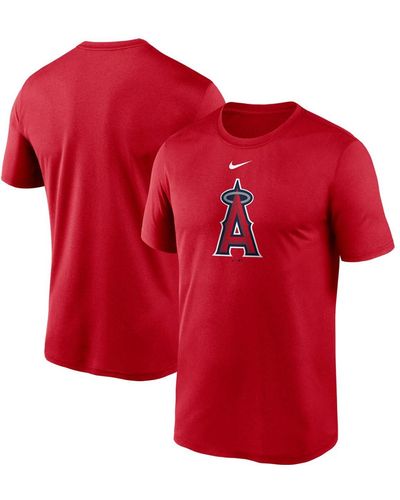 Nike Los Angeles Angels Large Logo Legend Performance T-shirt - Red