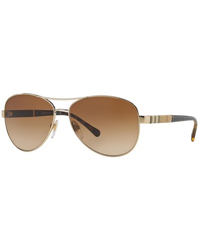 Burberry Polarized Sunglasses - Brown