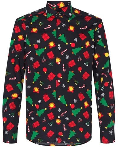 Opposuits Christmas Icons Christmas Shirt - Red