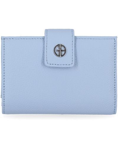 Giani Bernini Framed Indexer Leather Wallet - Blue