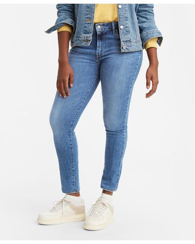 Levi's 721 High-rise Stretch Skinny Jeans - Blue