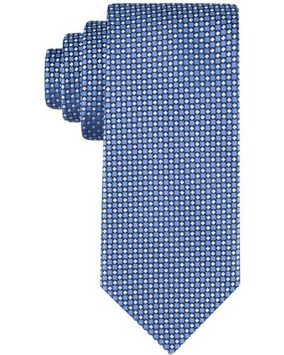 Tommy Hilfiger Micro-square Neat Tie - Blue