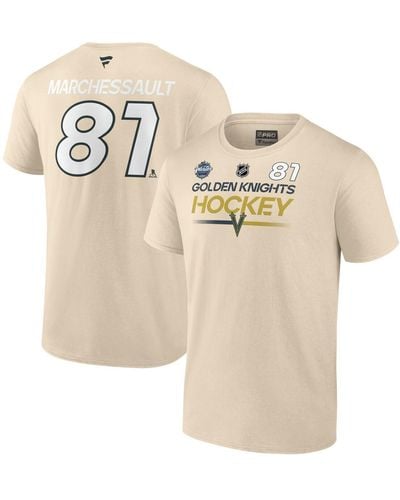 Fanatics Jonathan Marchessault Vegas Golden Knights 2024 Nhl Winter Classic Authentic Pro Name And Number T-shirt - Natural