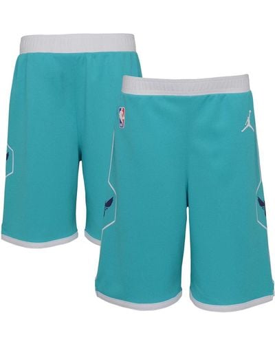 Nike Jordan Preschool Charlotte Hornets 2023/24 Icon Edition Replica Shorts - Blue