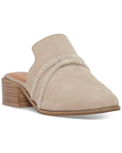 Lucky Brand Marisole Braided Block-heel Clog Mules - Natural