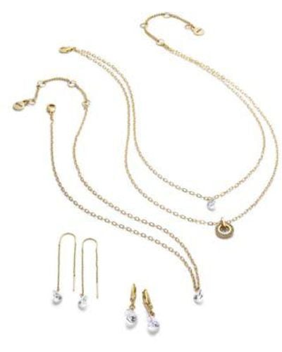 DKNY Tone Crystal Jewelry Separates - White
