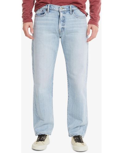 Lucky Brand 181 Relaxed Straight Stretch Jeans - Blue