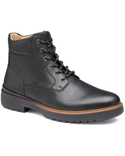 Johnston & Murphy Xc4 Henson Waterproof Plain Toe Boots - Black