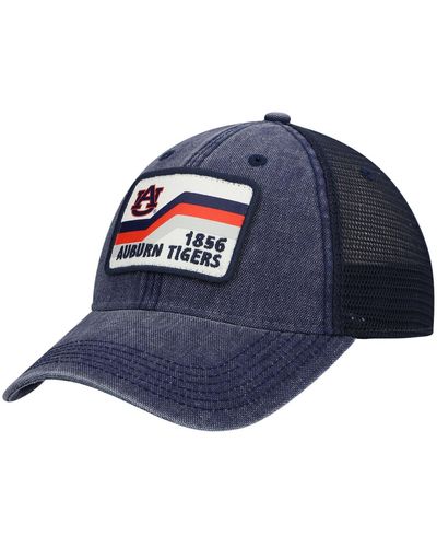 Legacy Athletic Auburn Tigers Sun & Bars Dashboard Trucker Snapback Hat - Blue