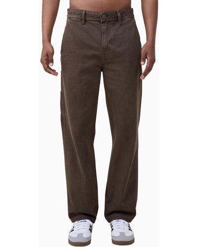 Cotton On Colored baggy Jeans - Brown