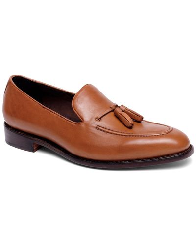 Anthony Veer Kennedy Tassel Loafer Lace-up Goodyear Dress Shoes - Brown