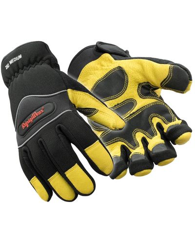 Refrigiwear Warm Tricot Lined Fiberfill Insulated High Dexterity Work Gloves - Yellow