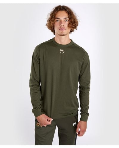 Venum Ufc Authentic Adrenaline Fight Week T-shirt Long Sleeves - Green