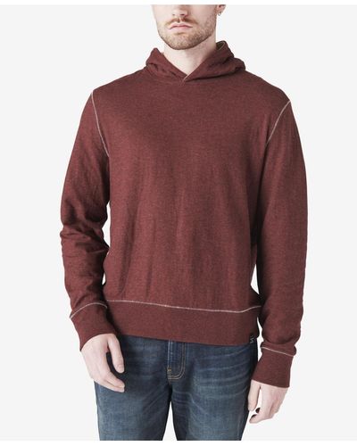 Lucky Brand Classic Duofold Hooded Sweatshirt - Multicolor