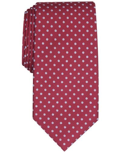 Club Room Classic Dot Tie - Red