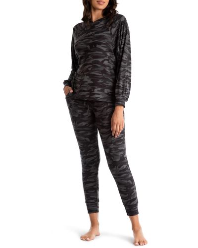 MIDNIGHT BAKERY Juno Hacci 2 Piece Pajama Set - Black