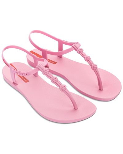 Ipanema Link T-strap Slingback Thong Sandals - Pink