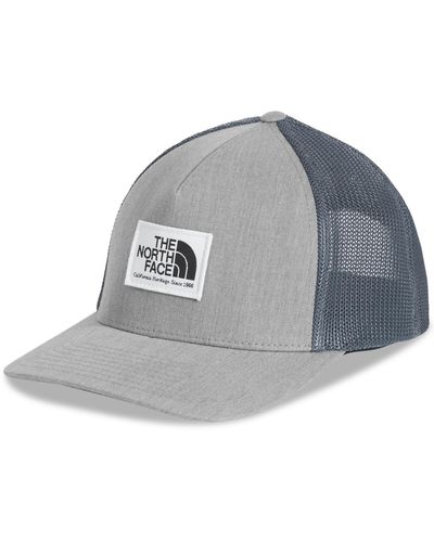 The North Face Keep It Patched Logo Trucker Hat - Gray