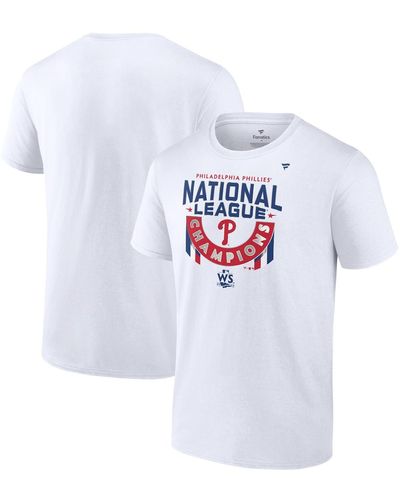 Fanatics Philadelphia Phillies 2022 National League Champions Locker Room Big And Tall T-shirt - White