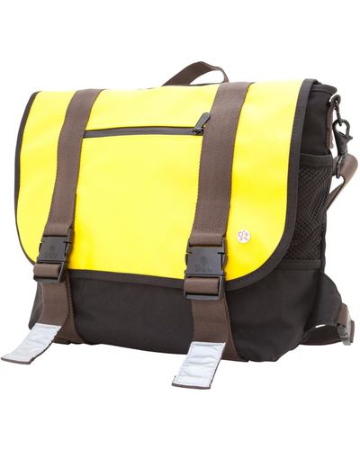 Token Lorimer Matte Vinyl Medium Messenger Bag - Yellow