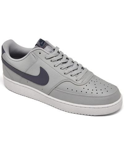 Nike Court Vision Low Next Nature Casual Sneakers From Finish Line - Gray