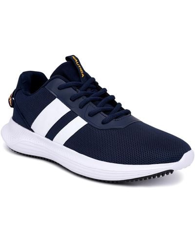 Nautica Manalapin Athletic Sneakers - Blue