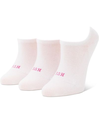 Hue 3-pk. The Perfect Sneaker Liner Socks - Pink