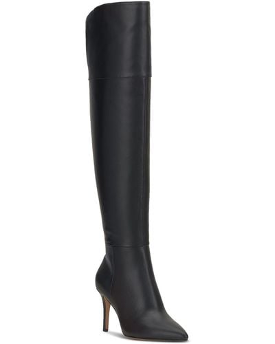 Jessica Simpson Adysen Pointed-toe Over-the-knee Boots - Black