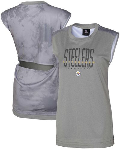 Outerstuff Pittsburgh Steelers No Sweat Tank Top - Gray