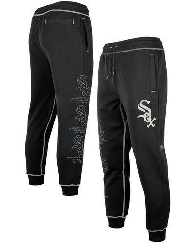 KTZ Chicago White Sox Team Split jogger Pants - Black