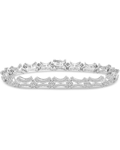 Macy's Diamond Vintage-look Link Bracelet (5 Ct. T.w. - White