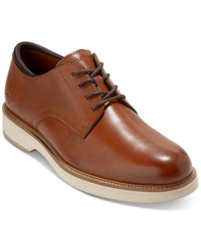 Cole Haan American Classics Montrose Plain Toe Oxford Dress Shoe - Brown