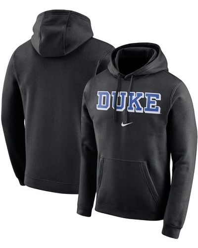 Nike Duke Blue Devils Arch Club Fleece Pullover Hoodie - Black