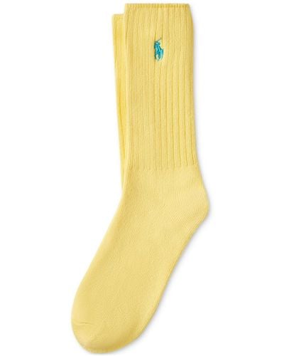 Polo Ralph Lauren Classic Crew Socks - Yellow