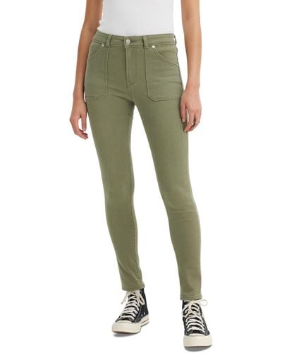 Levi's 721 High Rise Slim-fit Skinny Utility Jeans - Green