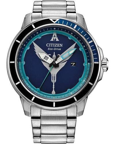 Citizen Eco-drive Avatar Stainless Steel Bracelet Watch 46mm - Gray