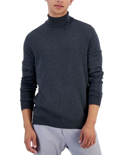 Alfani Turtleneck Sweater - Blue