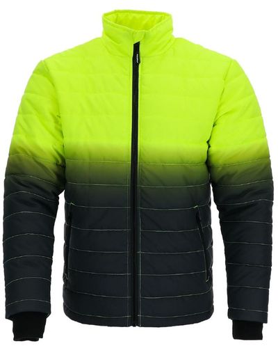 Refrigiwear Enhanced Visibility Insulated Quilted Jacket - Yellow