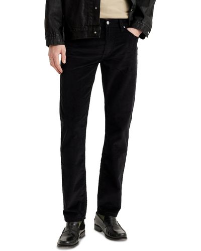Levi's 511 Slim-fit Corduroy Pants - Black
