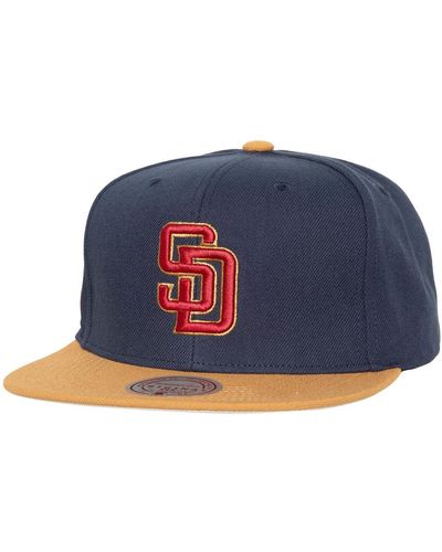Mitchell & Ness San Diego Padres Work It Snapback Hat - Blue