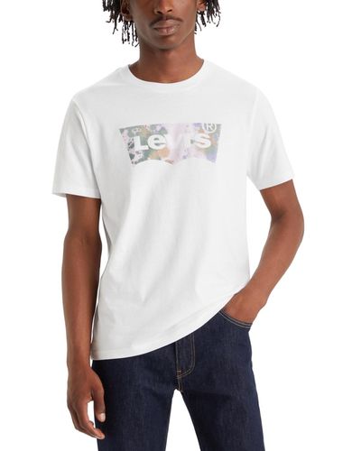 Levi's Classic Standard-fit Logo Graphic T-shirt - White