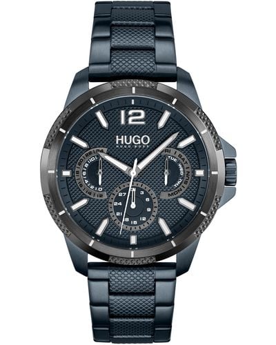 HUGO #sport Stainless Steel Strap Watch 46mm - Blue