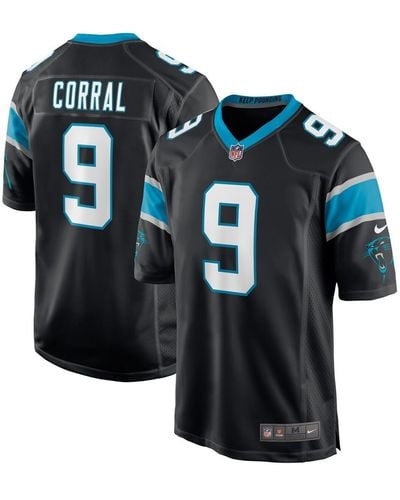 Nike Matt Corral Carolina Panthers 2022 Nfl Draft Pick Player Game Jersey - Blue
